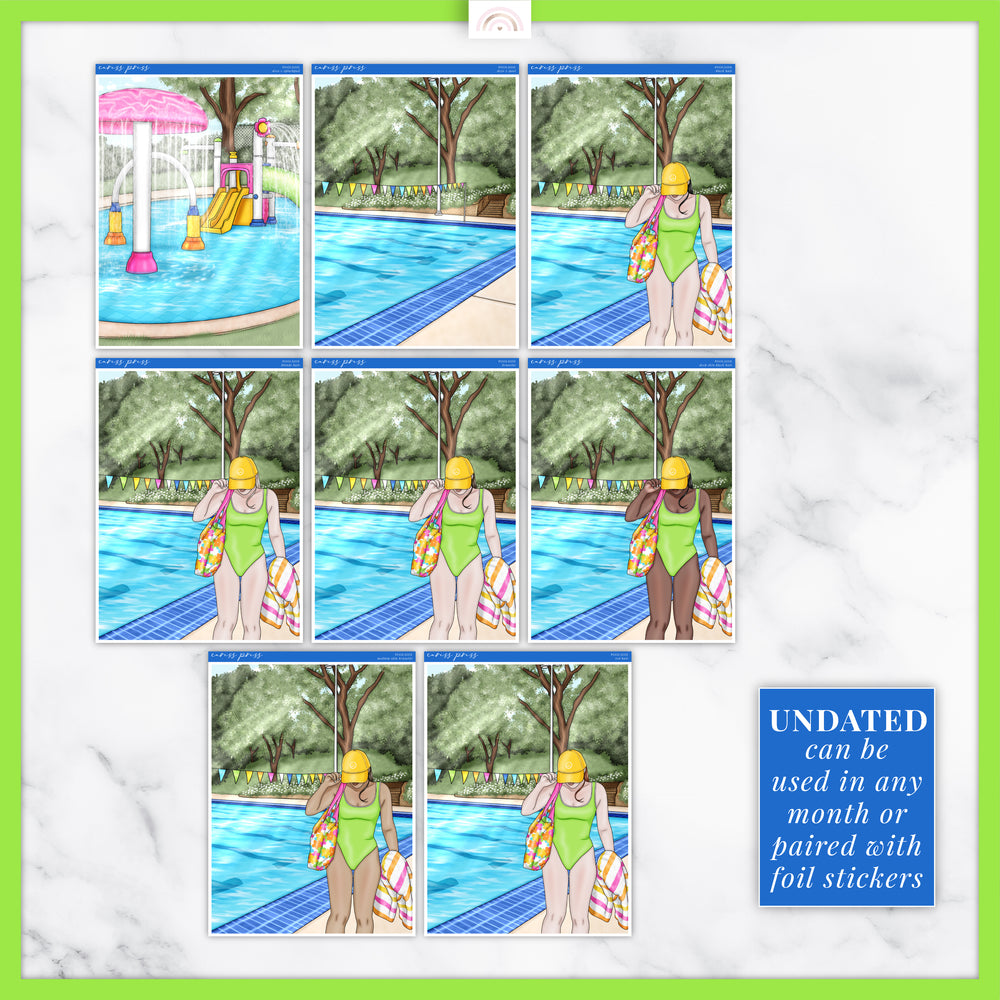 Poolside Insert Cover Sticker