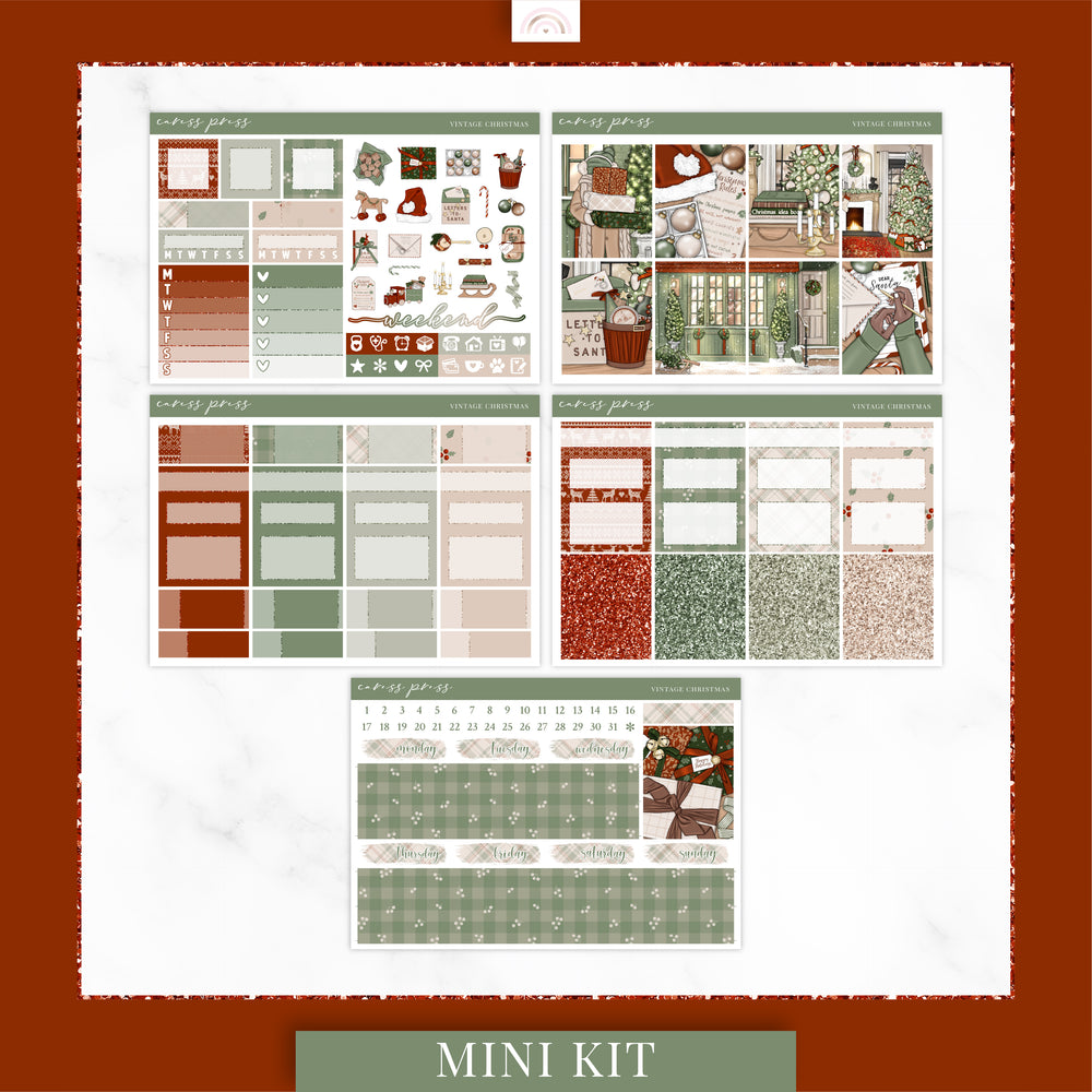 Vintage Christmas - Weekly Kit