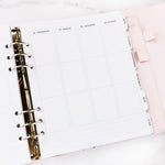 2025 DATED Months + Weeks // A5 Wide Planner Inserts